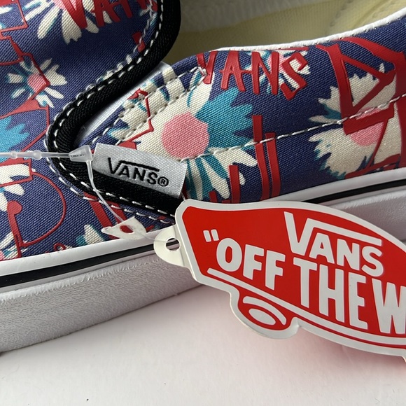 NWT Vans Floral Graffiti Slip On SZ-W8.5 / M7 - Picture 10 of 12